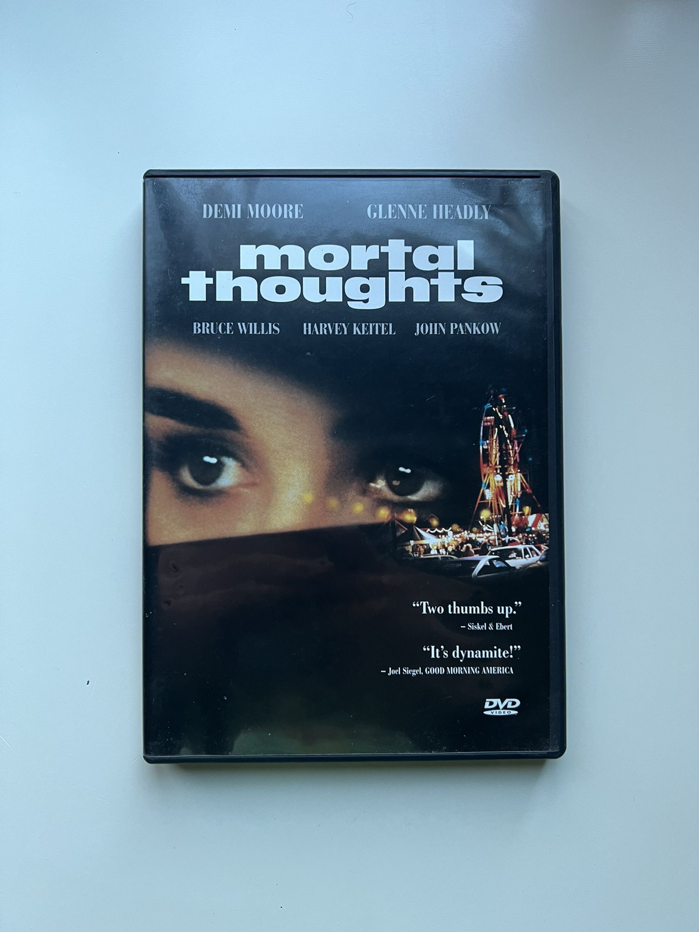 Mortal Thoughts DVD 1991 / 2003 Demi Moore Bruce Willis Harvey Keitel