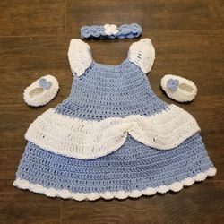 Cinderella Inspired Outfit Newborn Baby Photo Prop 