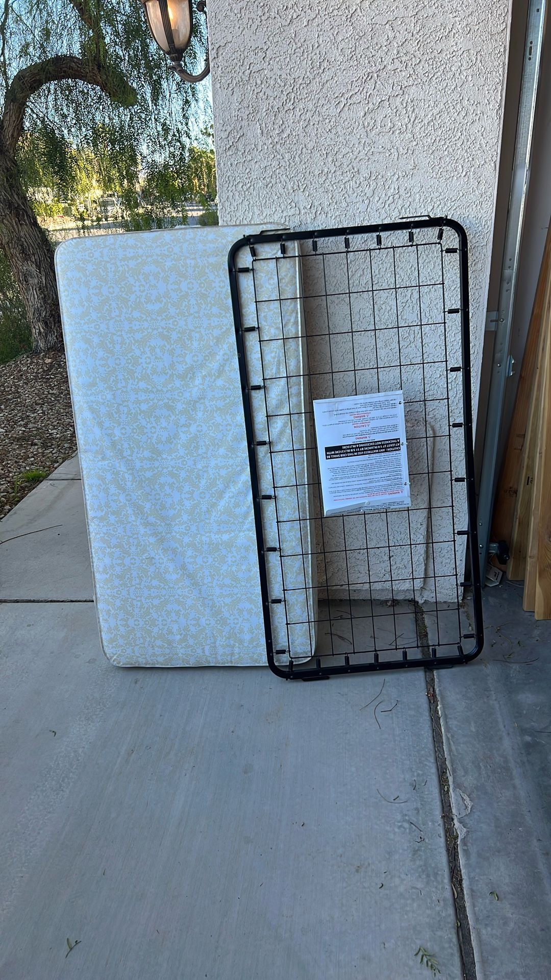 Baby Crib mattress And Box spring