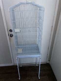 Bird cage with stand