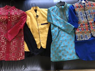 Indian Boys Sherwani Suit For Kids Size 6-8/10