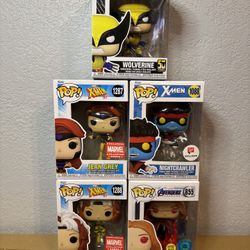 Funko POPS Marvel & X-Men (Lot of 5)