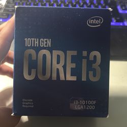 Intel core i3-10100f with gpu cooler