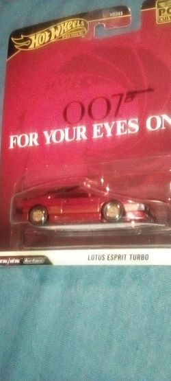 OO7 pop culture hotwheels