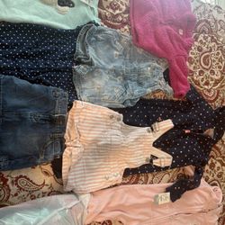 Trash Bag Of Baby Girl Clothes