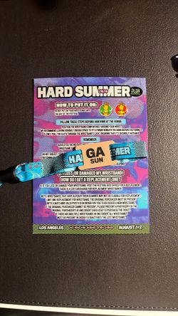 Hard Summer Tickets 2026