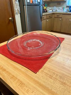 Vintage Large Glass Platter