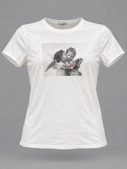 Forever 21 Cherub Graphic White T-Shirt