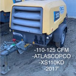 2017’ 110-125 CFM ATLASCOPCO 