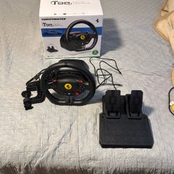 Thrustmaster T98 Ferrari Steering Wheel And Pedal 