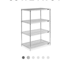 $75 Each Tall Industrial Metal Shelves