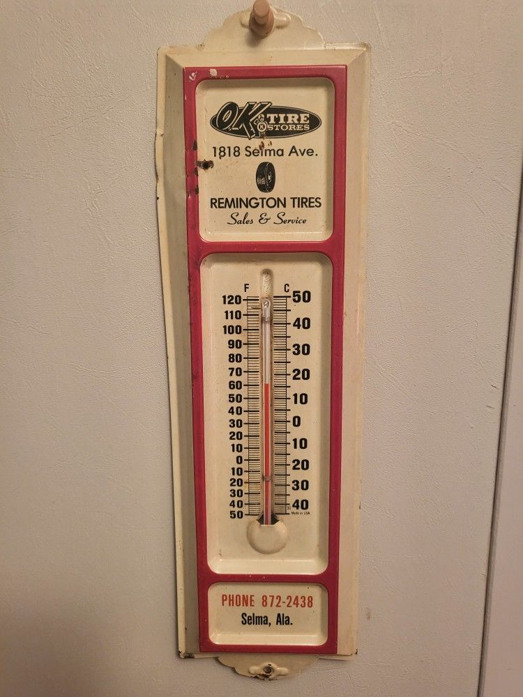 O.k TIRES Thermometer ( Rare )