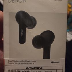 Brand new, sealed Denon AH-C630W true wireless Bluetooth earbuds. Never opened.

- 18-hour battery life with charging case - IPX4 water/sweat resistan