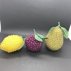 Vintage 1950s Beaded Fruit