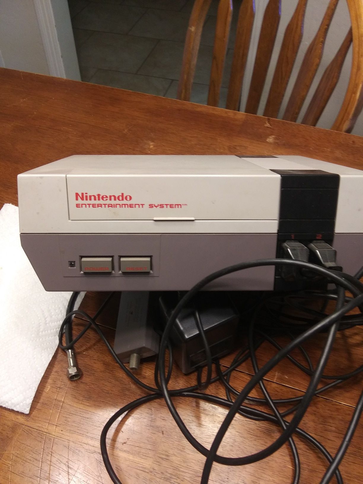 Vintage Nintendo Entertainment System.