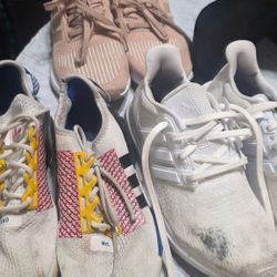 Adidas Shoes Size 5 1/2, Size 4 And Size 6