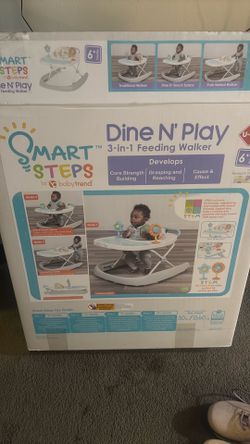 Smart Steps by Baby Trend Activity Baby & Toddler Walker - Space Walk White