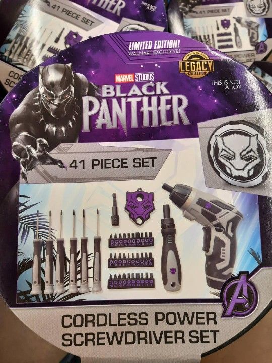 Black Panther 41 Pc Screwdriver Set