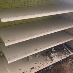 Gondola Shelving Unit Metal Retail Store Shelves