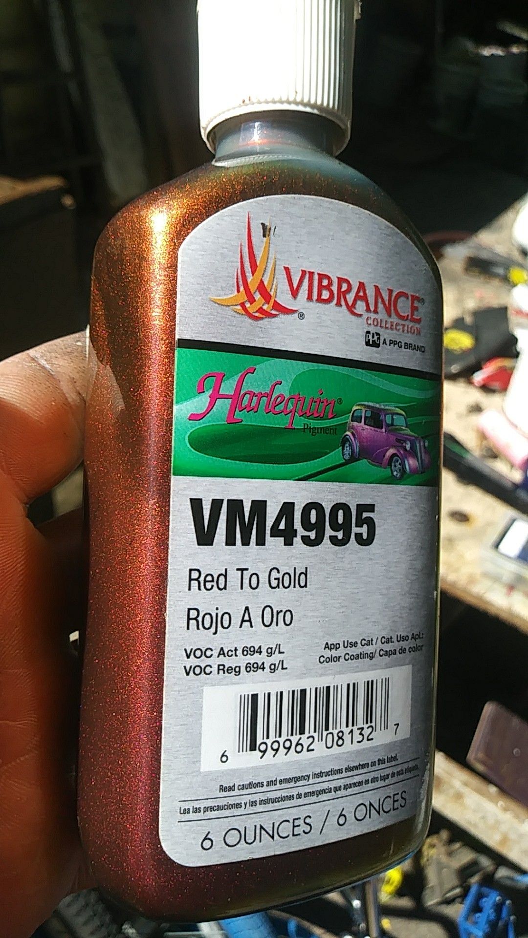 Vibrance collection PPG brand Harley Quinn pigment VM 4995