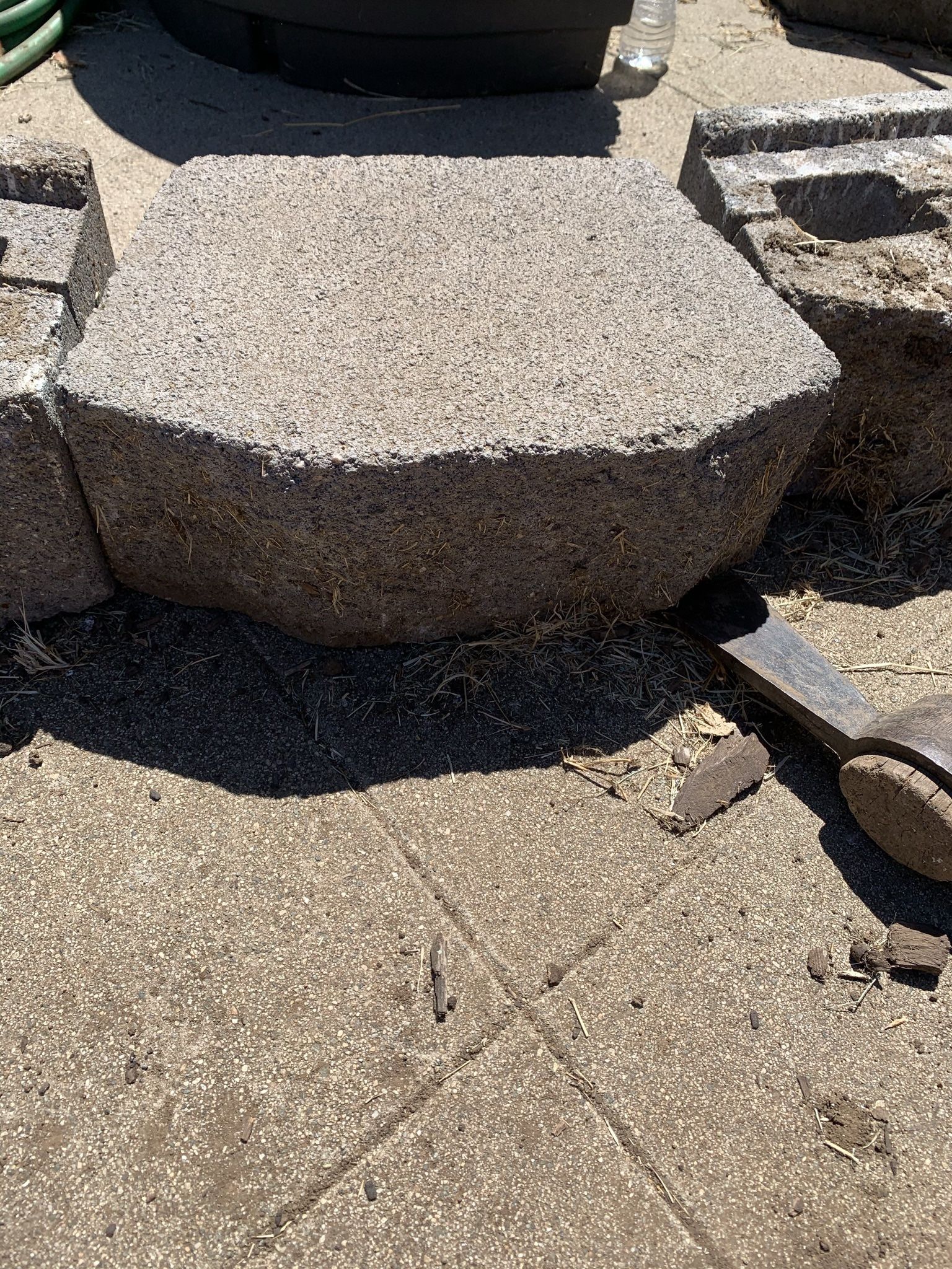 35 large retaining wall blocks. $2 individually or $40 for all.