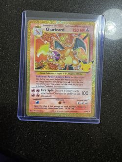 30th Anniversary Gold Border OG CHARIZARD (Pack FRESH)