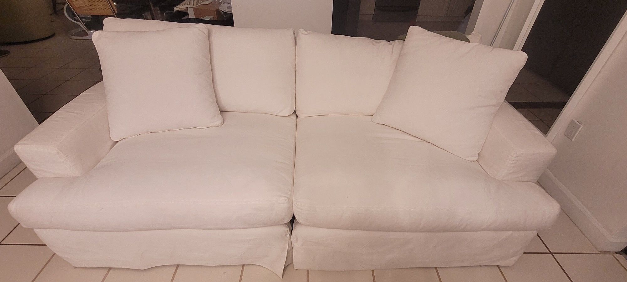 Slip Cover Sofa - Like NEW