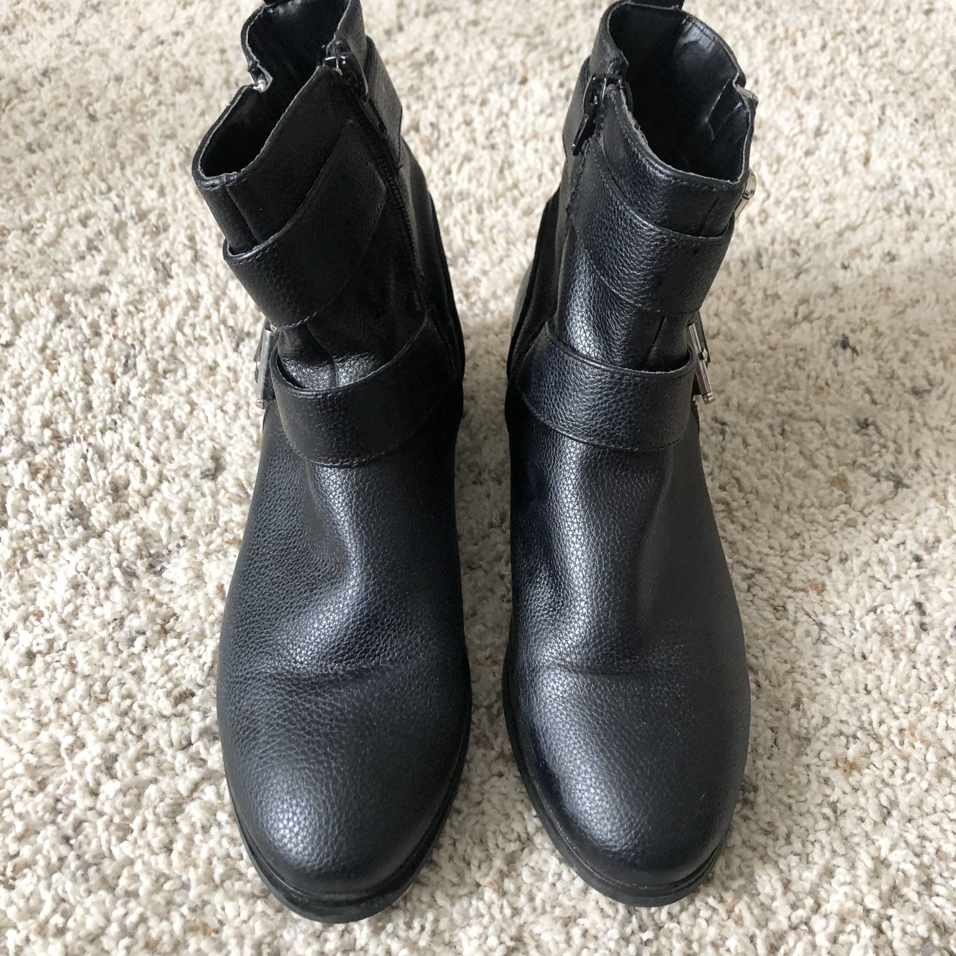 Women’s Black Ankle Boots Size 5.5