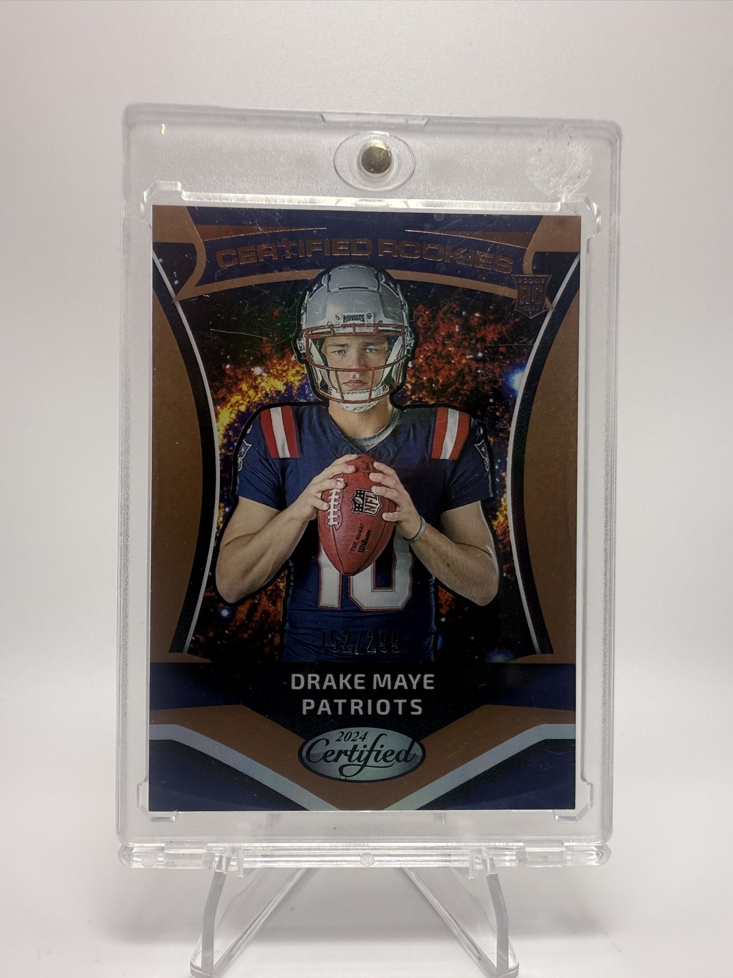 Drake Maye Certified Rookie Rc /299