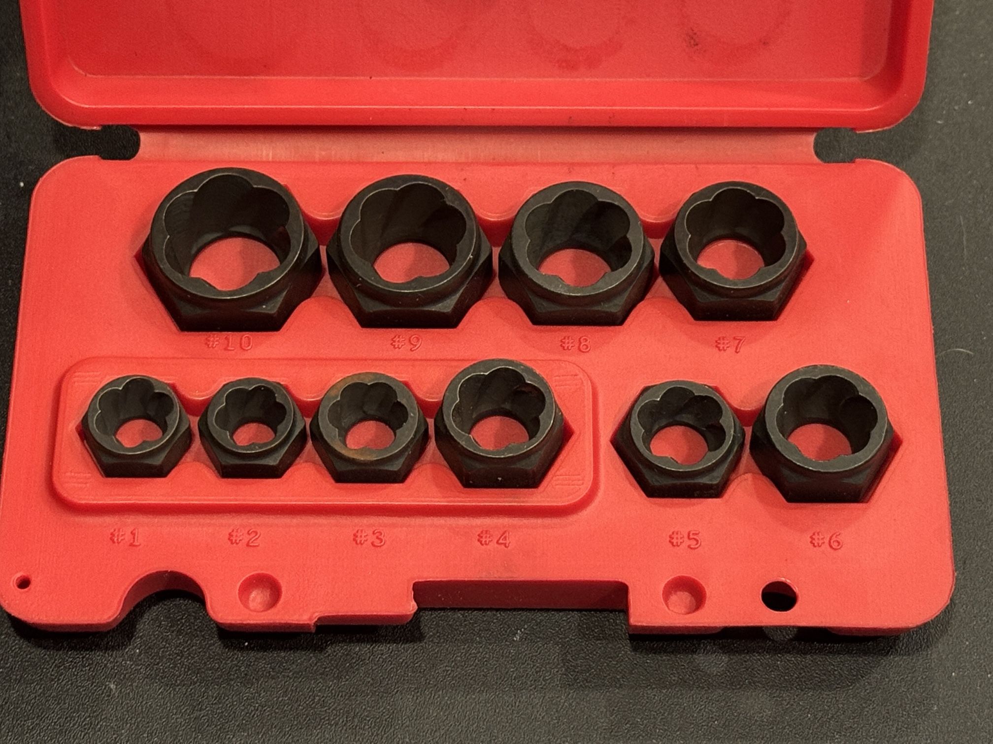 Craftsman USA 10 Piece Bolt-Out Damaged Bolt/Nut Remover Extractor Set