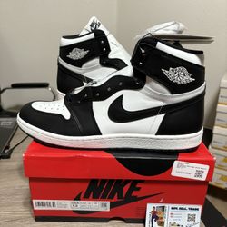 Size 13 - Nike Air Jordan 1 High OG 85 Black White 2023