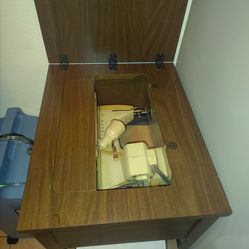 Singer Sewing Machine in table