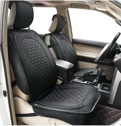 Elantrip Car Seat Cover Full Set Luxury Faux Leather with Diamond Quilted Design, Waterproof, 5mm High Elasticity Foam Suitable for Cars Trucks and Su
