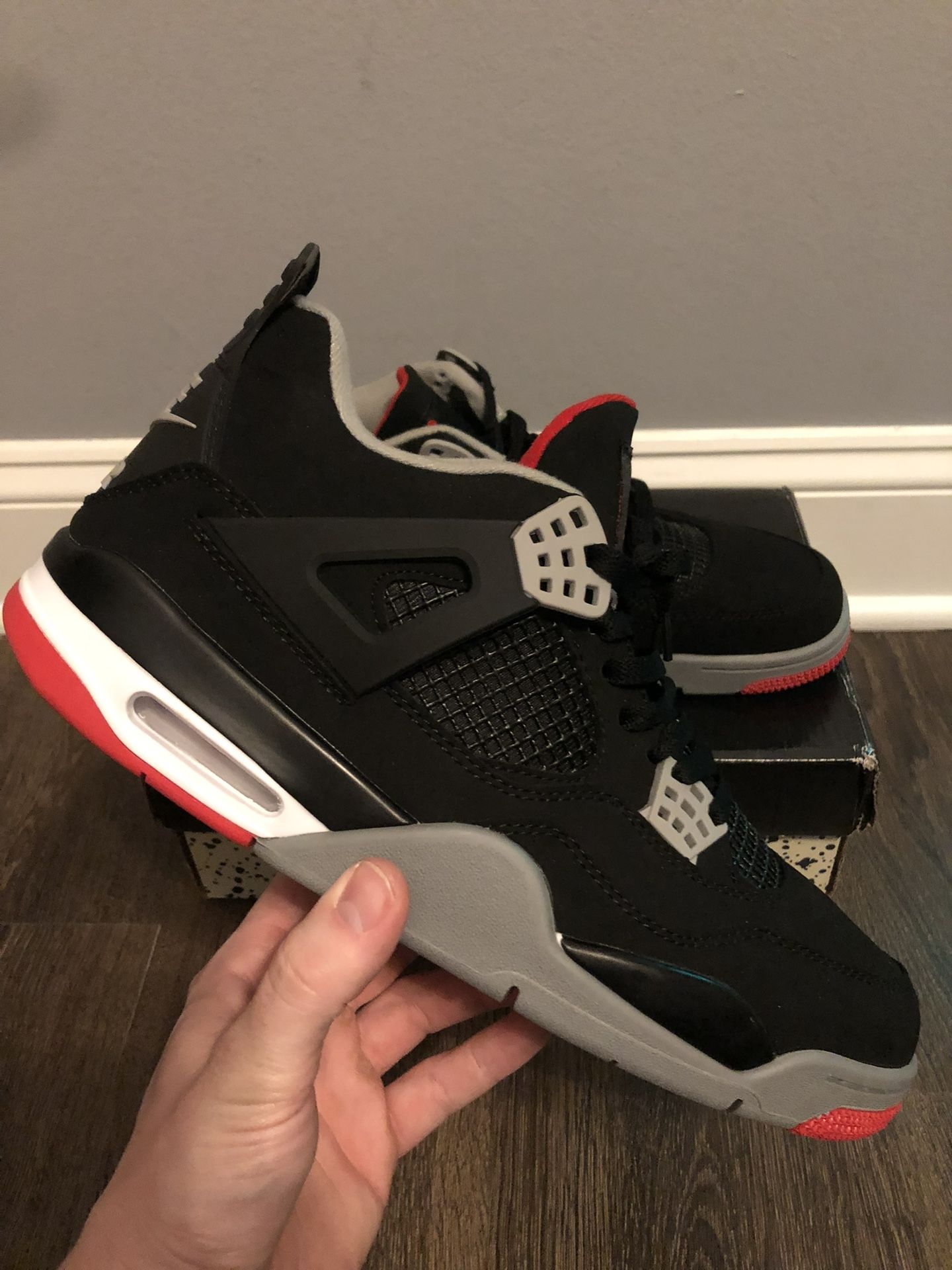 Jordan 4 Bred Size 12 Men’s Shoes