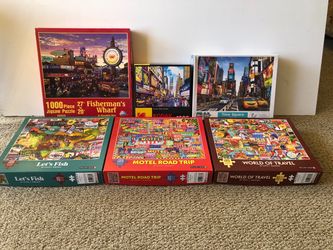 6 - 1,000 Piece Puzzles