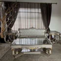 Living Room Set (Sofas+Tables) 