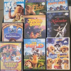 9 Kid's DVDs