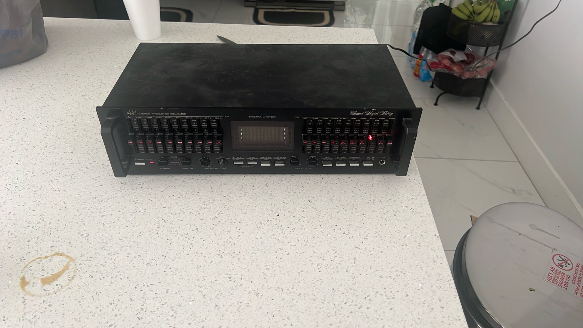 Rack mount EQ, 4 channel Mixer , And A Numark Pre amp / mixer