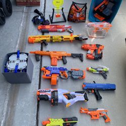 11 Nerf Guns! 