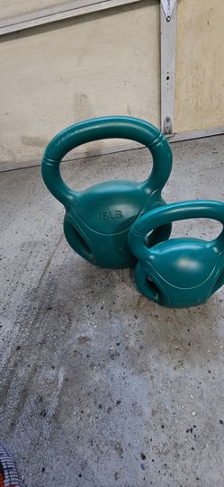 Green Kettlebells - 15LB and smaller