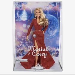 2023 Mariah Carey Holiday Christmas Signature Barbie Red Dress