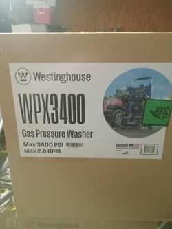 Westinghouse WPX3400 Gas Pressure Washer