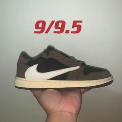 Nike Air Jordan 1 Low OG Black Brown White Low Top Basketball Sneakers