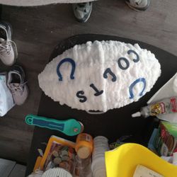 Colts Football Wreath Local Pickup Only 