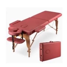 84 Inch  Folding Wood Portable Massage , Facial and Lash table Spa Bed Adjustable Height | Maximum Weight 