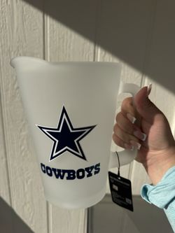 Frosted Glass Pitchers Dallas Cowboys – 56 oz