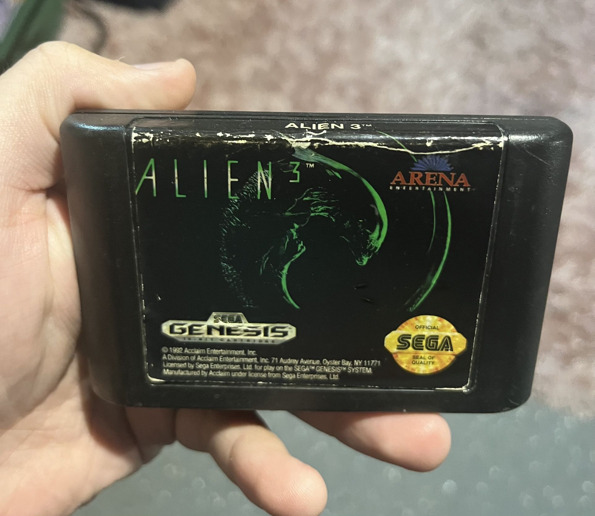 Alien 3 For Sega Genesis 