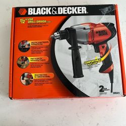 Black & Decker Half Inch Drill And Driver New