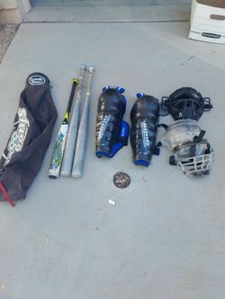 Used Baseball Equipment Bats Guards Masks $3-$10 each See All Photos Read Description