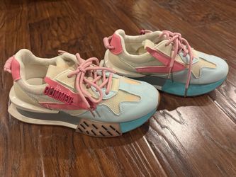 Y2K Pastel Chunky Sneakers Pink Blue EU 37 / US 7